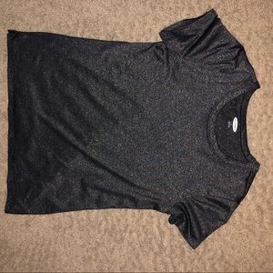 Old navy gray glitter sparkle tee shirt